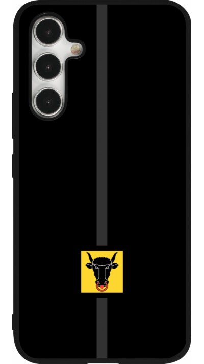 Coque Samsung Galaxy A54 5G - Silicone rigide noir Canton UR noir