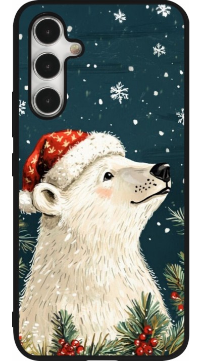 Samsung Galaxy A54 Case Hülle - Silikon schwarz Christmas 25 Bear