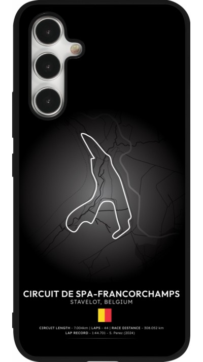 Coque Samsung Galaxy A54 5G - Silicone rigide noir F1 Track 2025 Belgium