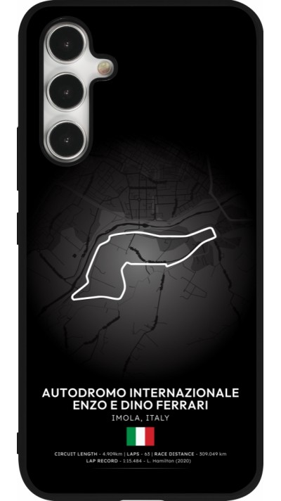 Coque Samsung Galaxy A54 5G - Silicone rigide noir F1 Track 2025 Emilia-Rogmana