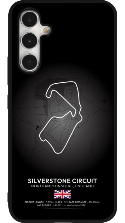 Coque Samsung Galaxy A54 5G - Silicone rigide noir F1 Track 2025 Great Britan