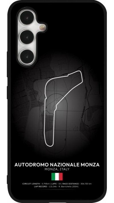 Coque Samsung Galaxy A54 5G - Silicone rigide noir F1 Track 2025 Italy