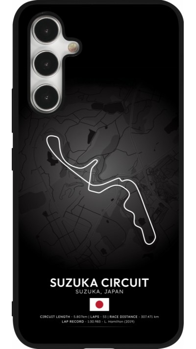 Coque Samsung Galaxy A54 5G - Silicone rigide noir F1 Track 2025 Japan
