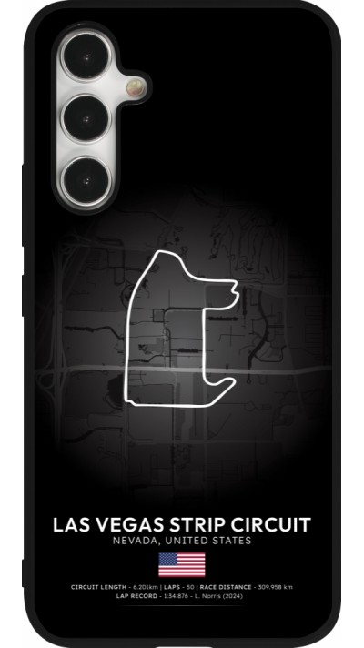 Coque Samsung Galaxy A54 5G - Silicone rigide noir F1 Track 2025 Las Vegas