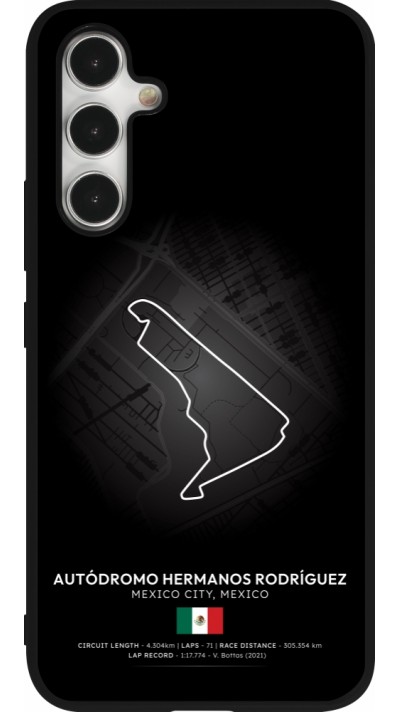 Coque Samsung Galaxy A54 5G - Silicone rigide noir F1 Track 2025 Mexico
