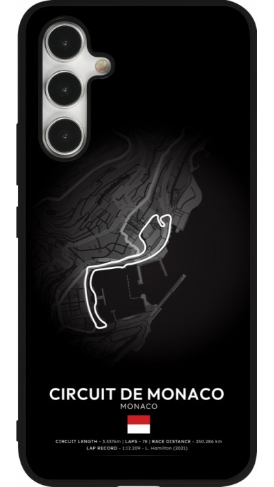 Coque Samsung Galaxy A54 5G - Silicone rigide noir F1 Track 2025 Monaco