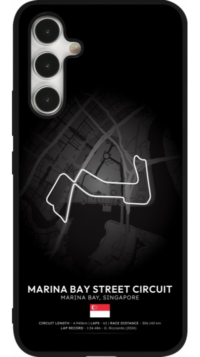 Coque Samsung Galaxy A54 5G - Silicone rigide noir F1 Track 2025 Singapore