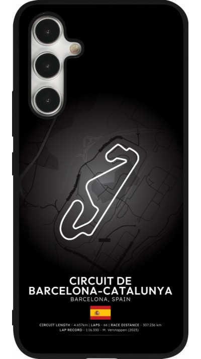 Coque Samsung Galaxy A54 5G - Silicone rigide noir F1 Track 2025 Spain