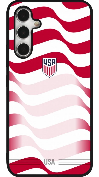 Samsung Galaxy A54 Case Hülle - Silikon schwarz Vereinigten Staaten 2026 personalisierbares Fussballtrikot