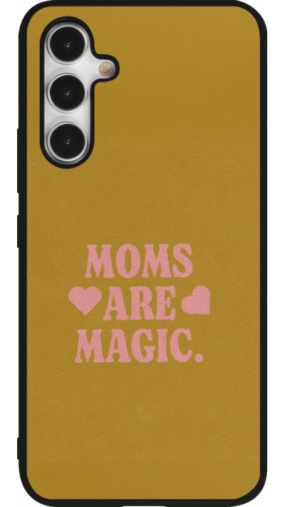 Samsung Galaxy A54 Case Hülle - Silikon schwarz Mom 2026 Are Magic