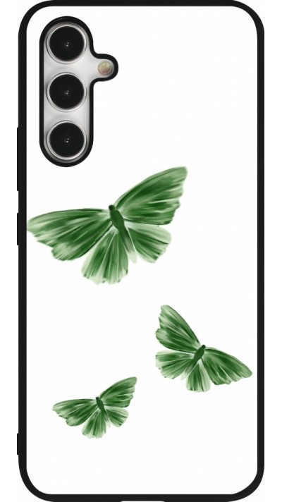 Samsung Galaxy A54 Case Hülle - Silikon schwarz Butterflies Spring 2026