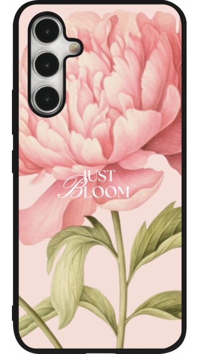 Samsung Galaxy A54 Case Hülle - Silikon schwarz Just Bloom Spring 2026