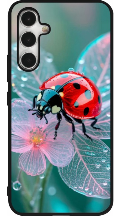 Samsung Galaxy A54 Case Hülle - Silikon schwarz Ladybird in bloom Spring 2026