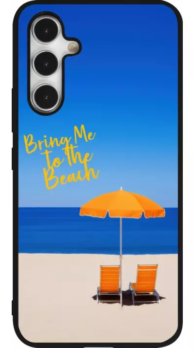 Coque Samsung Galaxy A54 5G - Silicone rigide noir Summer 2025 Bring me to the beach