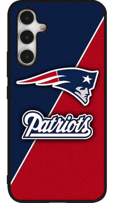 Samsung Galaxy A54 Case Hülle - Silikon schwarz Super Bowl 26 Patriots 1