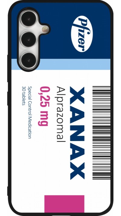 Samsung Galaxy A54 Case Hülle - Silikon schwarz Xanax Alprazolam 2025