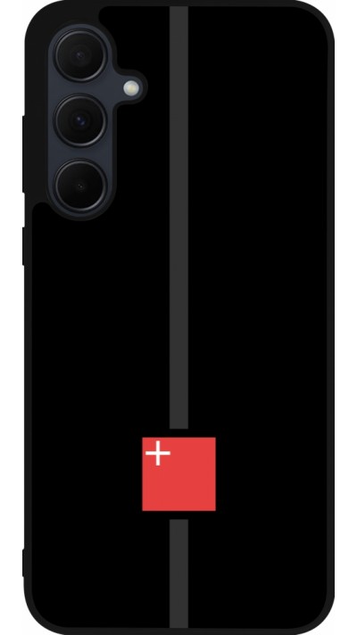 Coque Samsung Galaxy A55 5G - Silicone rigide noir Canton SZ noir