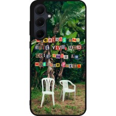 Coque Samsung Galaxy A55 5G - Silicone rigide noir Chairs DTMF