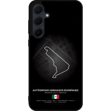Samsung Galaxy A55 5G Case Hülle - Silikon schwarz F1 Track 2025 Mexico