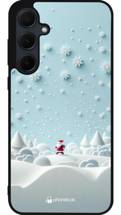 Samsung Galaxy A55 5G Case Hülle - Silikon schwarz Weihnachten 2023 Kleiner Vater Schneeflocke Samsung Galaxy A55 5G Case Hülle - Silikon schwarz Weihnachten 2023 Kleiner Vater Schneeflocke