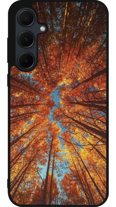 Coque Samsung Galaxy A56 - Silicone rigide noir Autumn 25 Trees