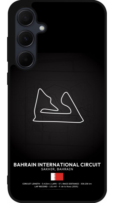 Coque Samsung Galaxy A56 - Silicone rigide noir F1 Track 2025 Bahrain