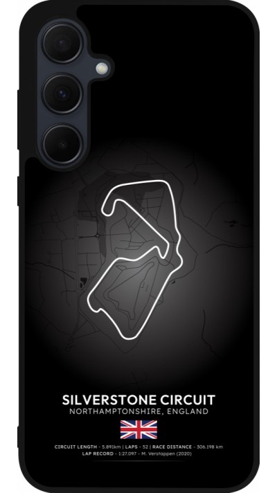 Coque Samsung Galaxy A56 - Silicone rigide noir F1 Track 2025 Great Britan