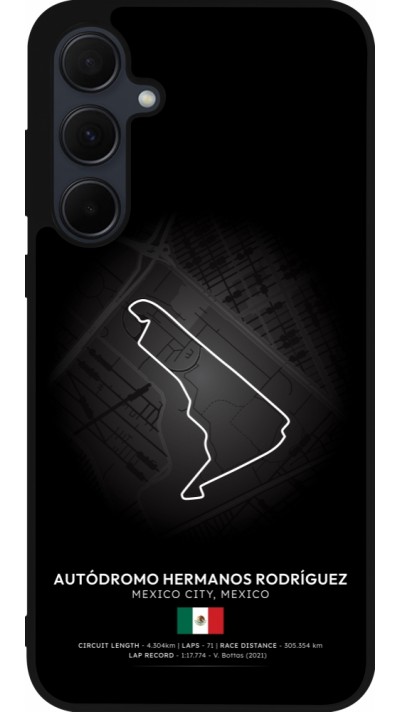 Coque Samsung Galaxy A56 - Silicone rigide noir F1 Track 2025 Mexico
