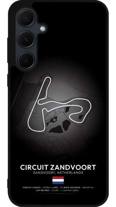 Coque Samsung Galaxy A56 - Silicone rigide noir F1 Track 2025 Netherlands