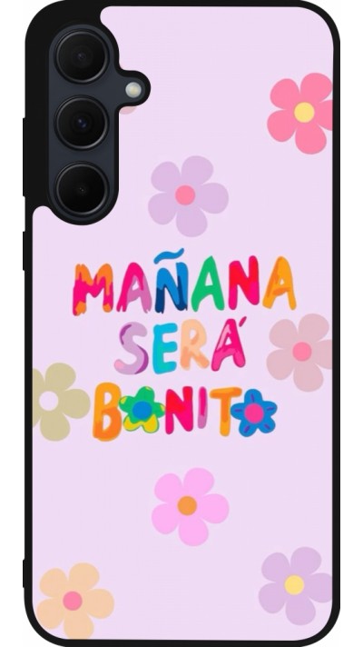 Coque Samsung Galaxy A56 - Silicone rigide noir Karol G Manana sera bonito