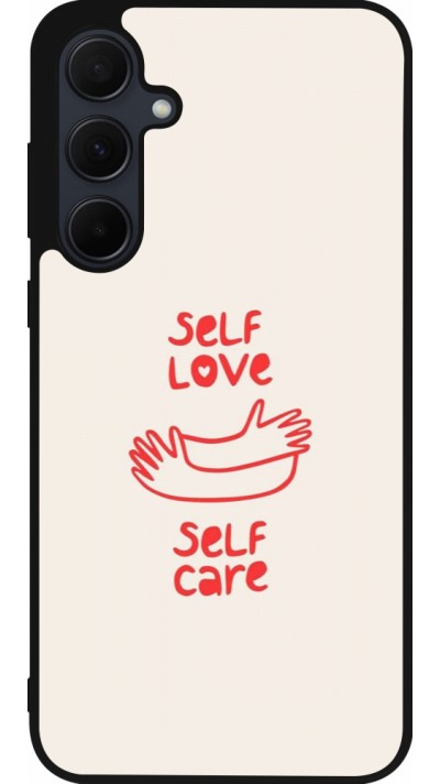 Coque Samsung Galaxy A56 - Silicone rigide noir Saint Valentines Day 26 Self love self care
