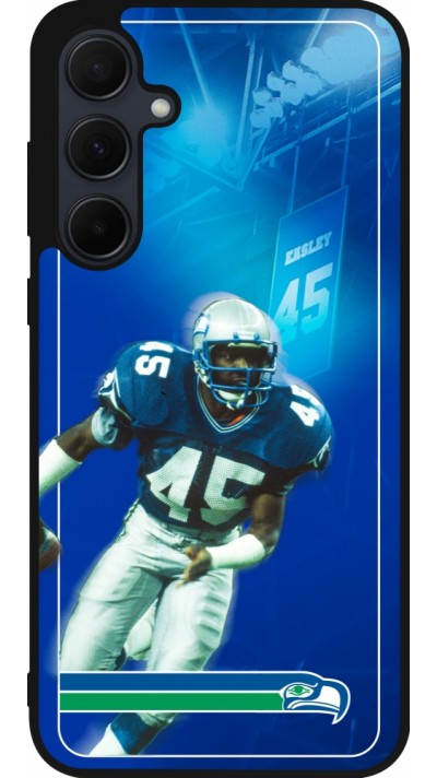 Coque Samsung Galaxy A56 - Silicone rigide noir Super Bowl 26 Seattle 1