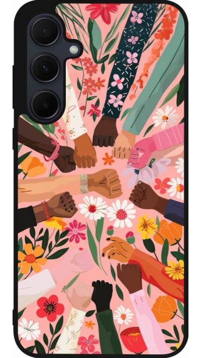 Coque Samsung Galaxy A56 - Silicone rigide noir Womens day 2026 8