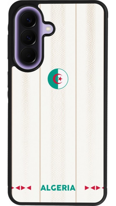 Coque Samsung Galaxy A57 5G - Silicone rigide noir Maillot de football Algérie 2026 personnalisable