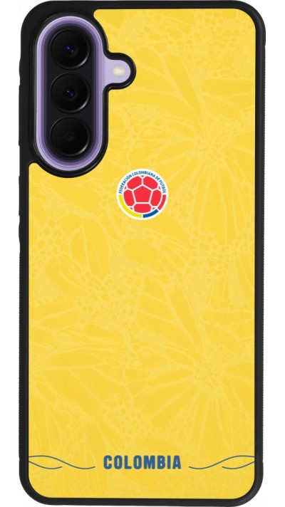Coque Samsung Galaxy A57 5G - Silicone rigide noir Maillot de football Colombie 2026 personnalisable