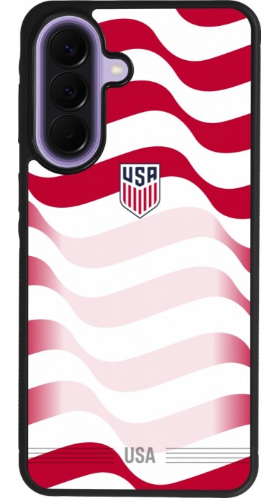 Samsung Galaxy A57 5G Case Hülle - Silikon schwarz Vereinigten Staaten 2026 personalisierbares Fussballtrikot