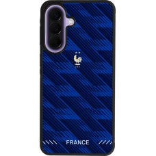 Coque Samsung Galaxy A57 5G - Silicone rigide noir Maillot de football France 2026 personnalisable