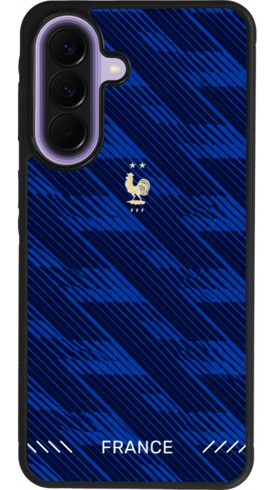 Coque Samsung Galaxy A57 5G - Silicone rigide noir Maillot de football France 2026 personnalisable