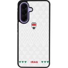 Coque Samsung Galaxy A57 5G - Silicone rigide noir Maillot de football Irak 2026 personnalisable