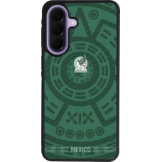 Coque Samsung Galaxy A57 5G - Silicone rigide noir Maillot de football Mexique 2026 personnalisable