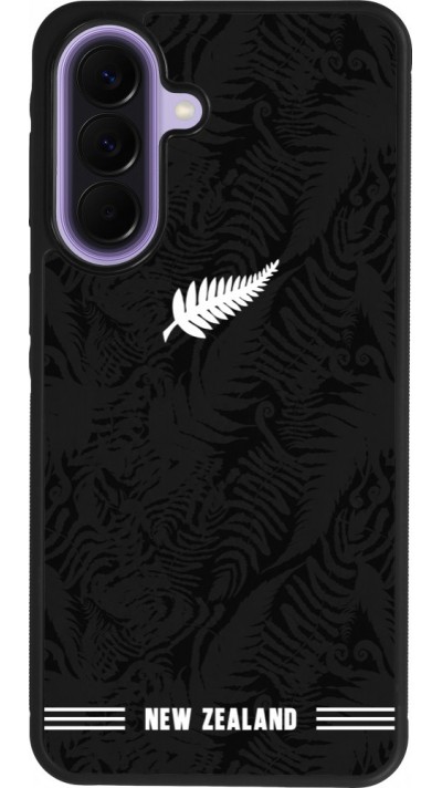 Samsung Galaxy A57 5G Case Hülle - Silikon schwarz Neuseeland 2026 personalisierbares Fussballtrikot