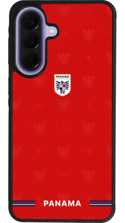 Coque Samsung Galaxy A57 5G - Silicone rigide noir Maillot de football Panama 2026 personnalisable