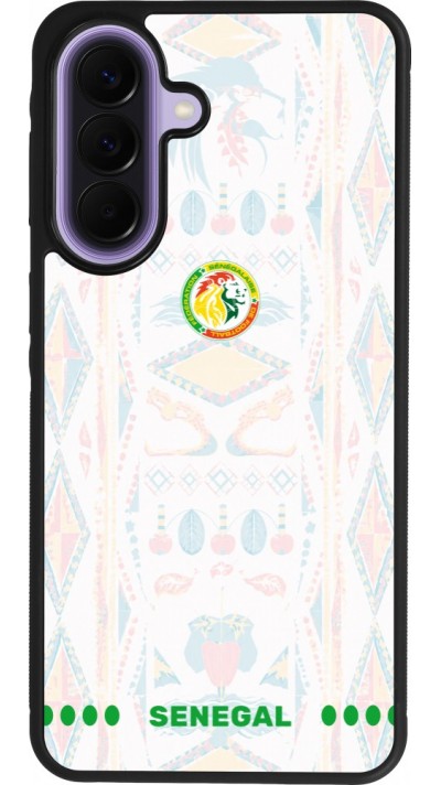 Coque Samsung Galaxy A57 5G - Silicone rigide noir Maillot de football Sénégal 2026 personnalisable