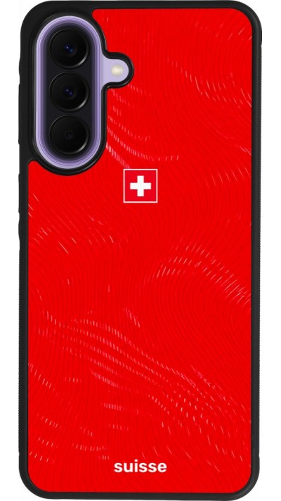 Samsung Galaxy A57 5G Case Hülle - Silikon schwarz Schweiz 2026 personalisierbares Fussballtrikot