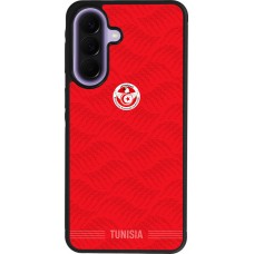 Coque Samsung Galaxy A57 5G - Silicone rigide noir Maillot de football Tunisie 2026 personnalisable