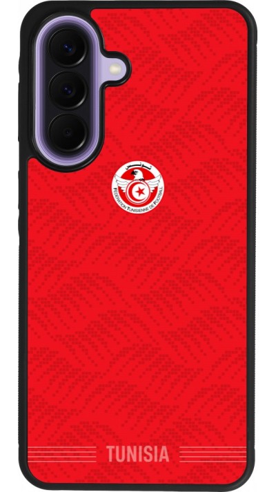 Coque Samsung Galaxy A57 5G - Silicone rigide noir Maillot de football Tunisie 2026 personnalisable