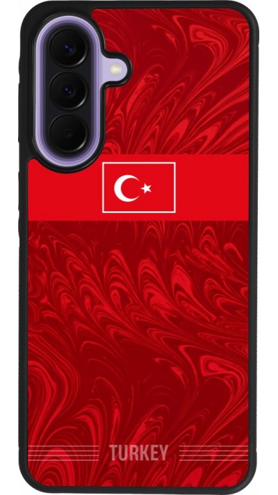 Samsung Galaxy A57 5G Case Hülle - Silikon schwarz Türkei 2026 personalisierbares Fussballtrikot