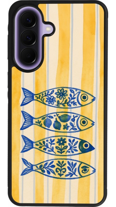 Samsung Galaxy A57 5G Case Hülle - Silikon schwarz Portuguese fish 2026