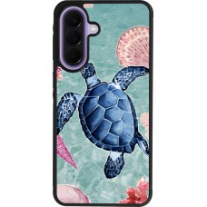 Coque Samsung Galaxy A57 5G - Silicone rigide noir Preppy Turtle