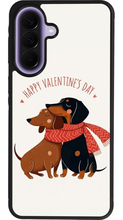 Samsung Galaxy A57 5G Case Hülle - Silikon schwarz Saint Valentines Day 26 Happy Valentine
